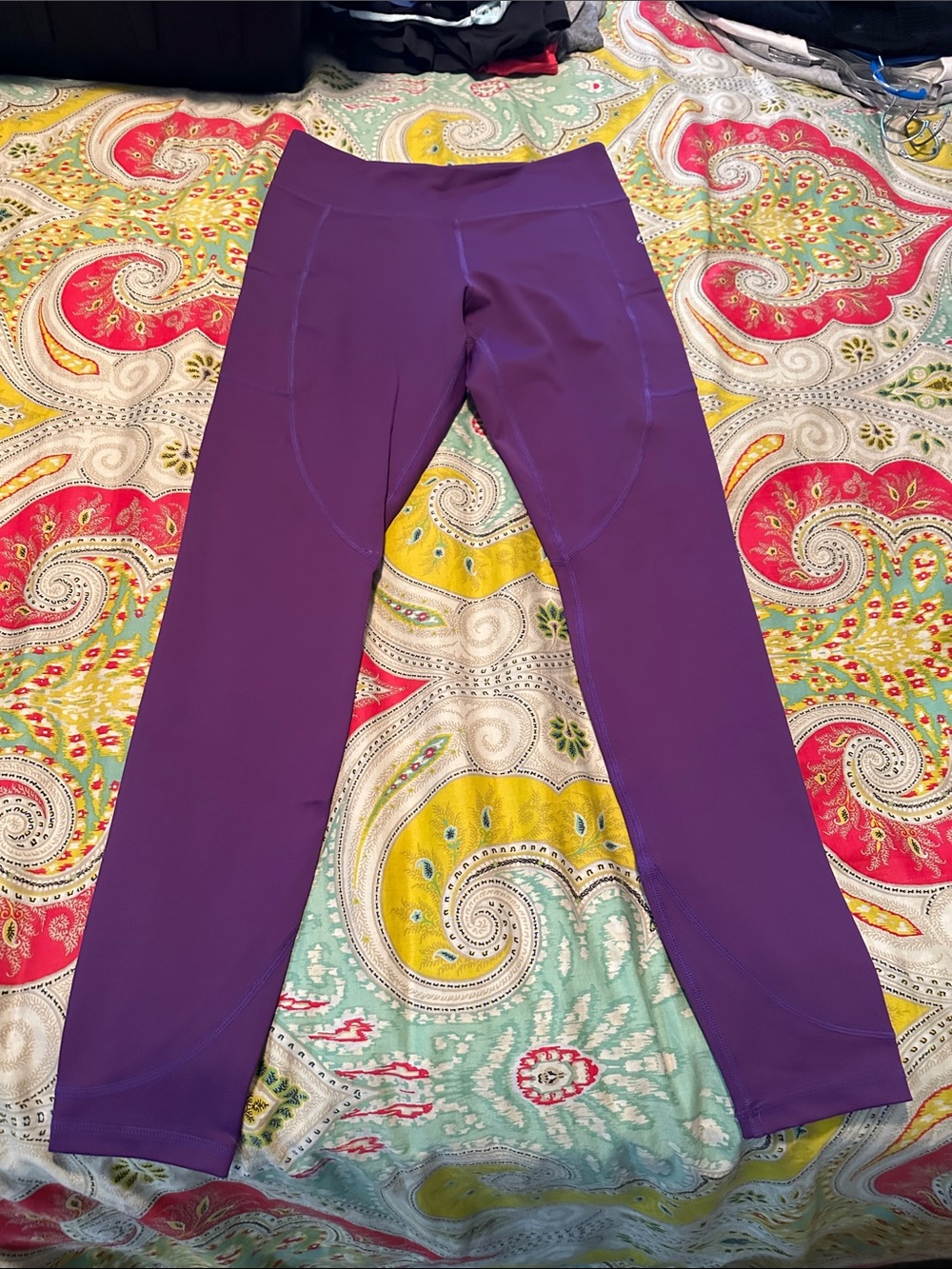 Women's Purple High-Waist Performance Leggings full length 28’